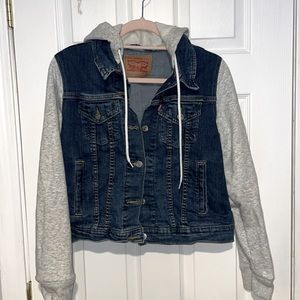 Levi’s hooded jean jacket